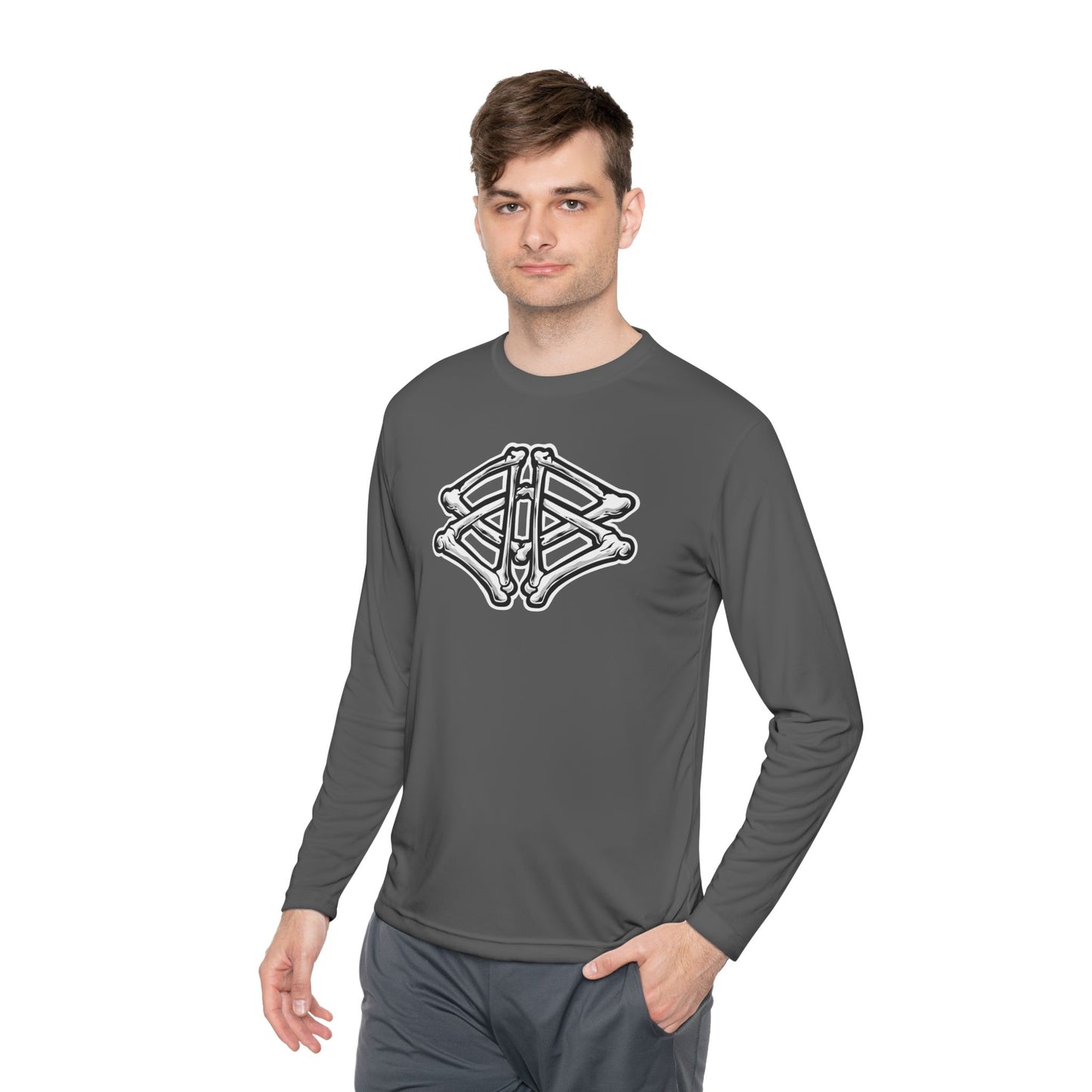 Boneyard Barbering Sport-Tek LS Bones Tee
