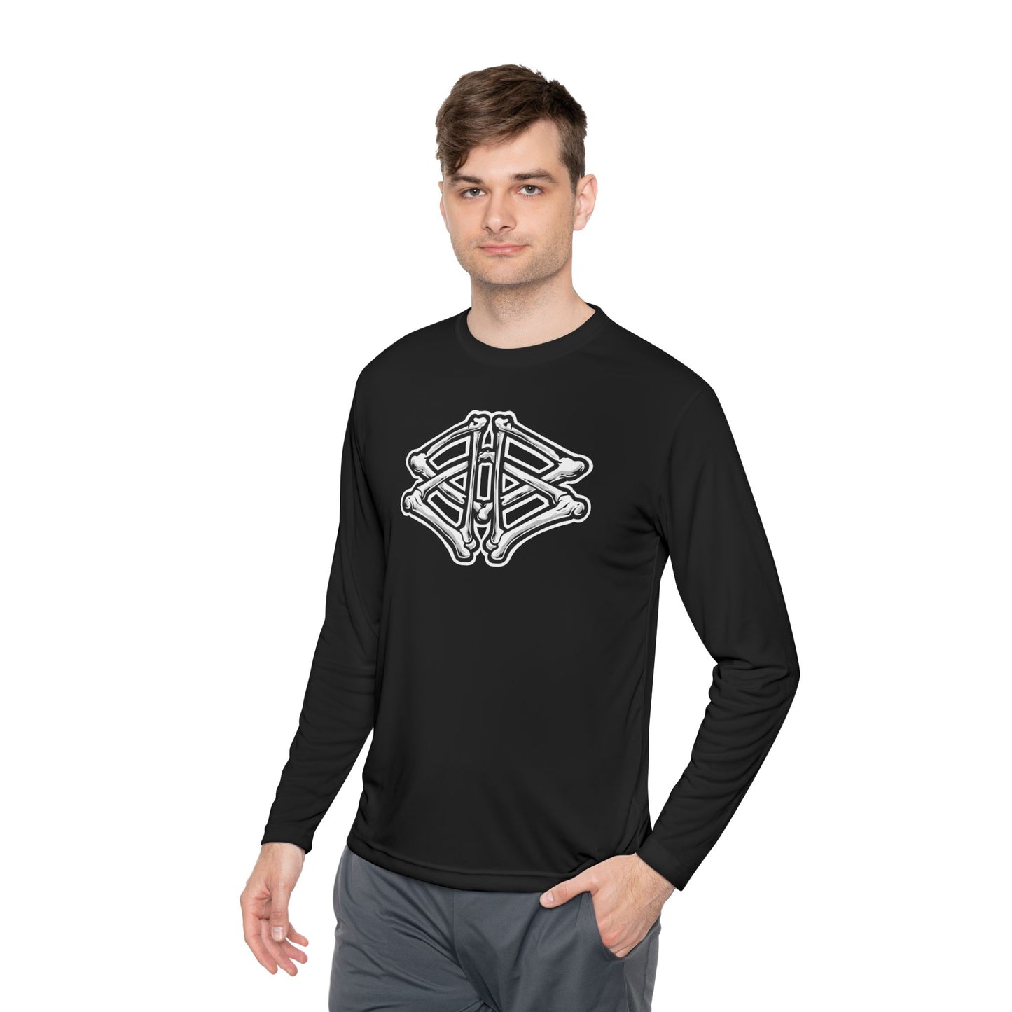 Boneyard Barbering Sport-Tek LS Bones Tee