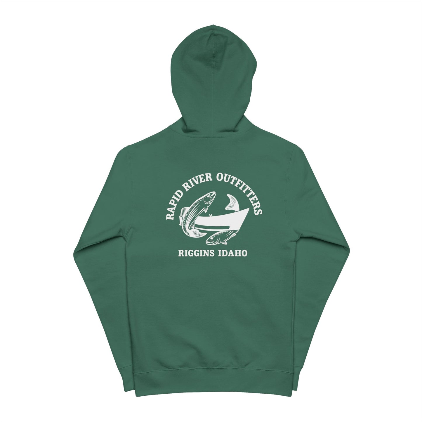 Rapid River Unisex Fleece Zip Up Hoodie