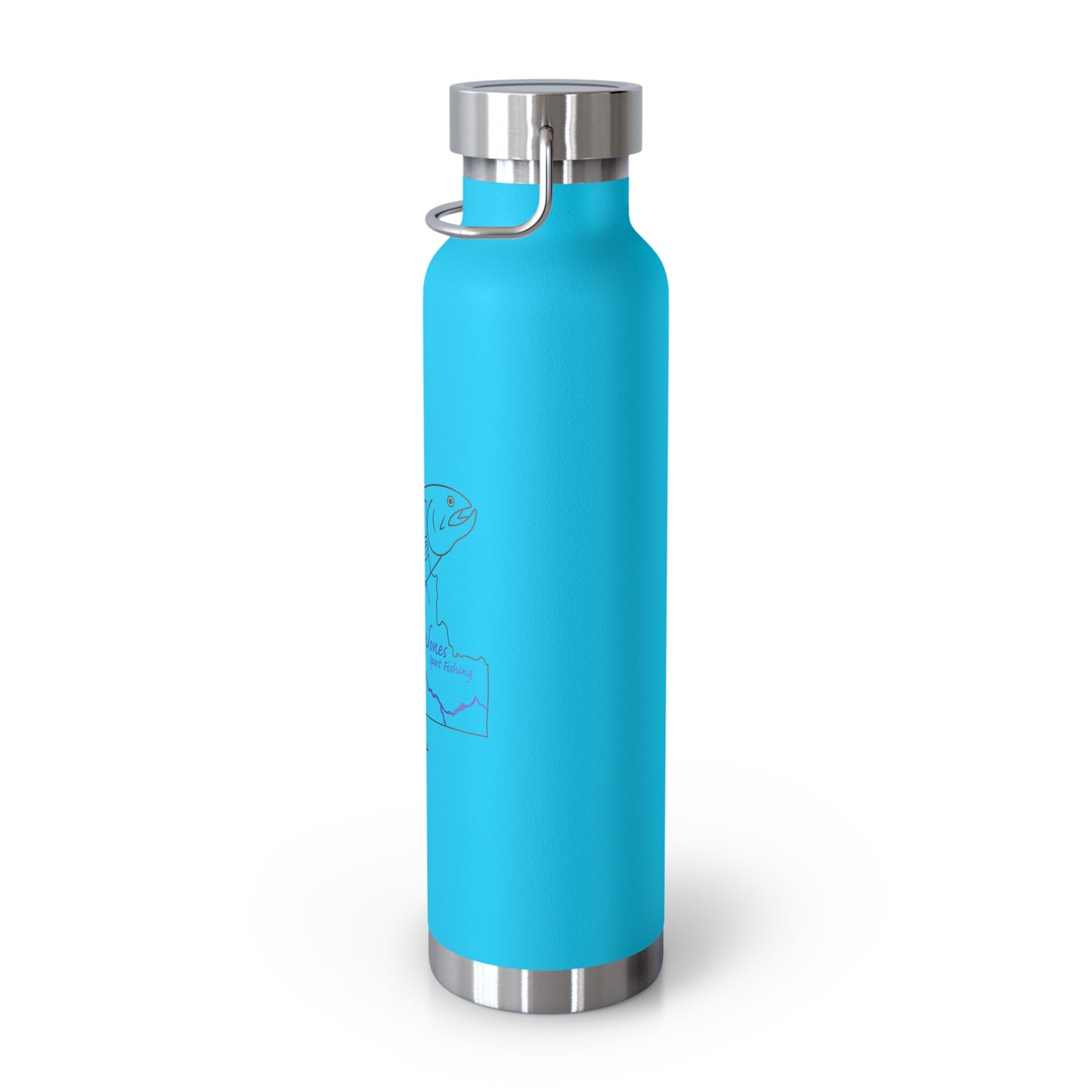 JSF Salmon Insulated Bottle, 22oz