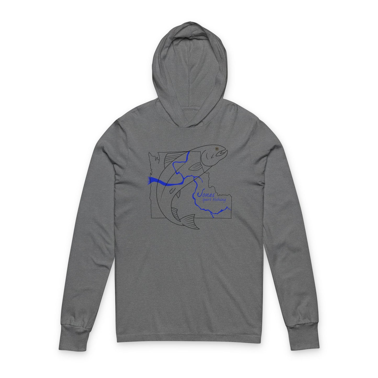 JSF Salmon Hooded Long Sleeve Tee