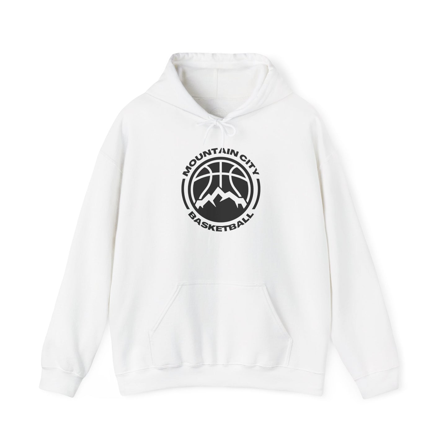 MTN City (Black) Heavy Blend™ Hooded Sweatshirt