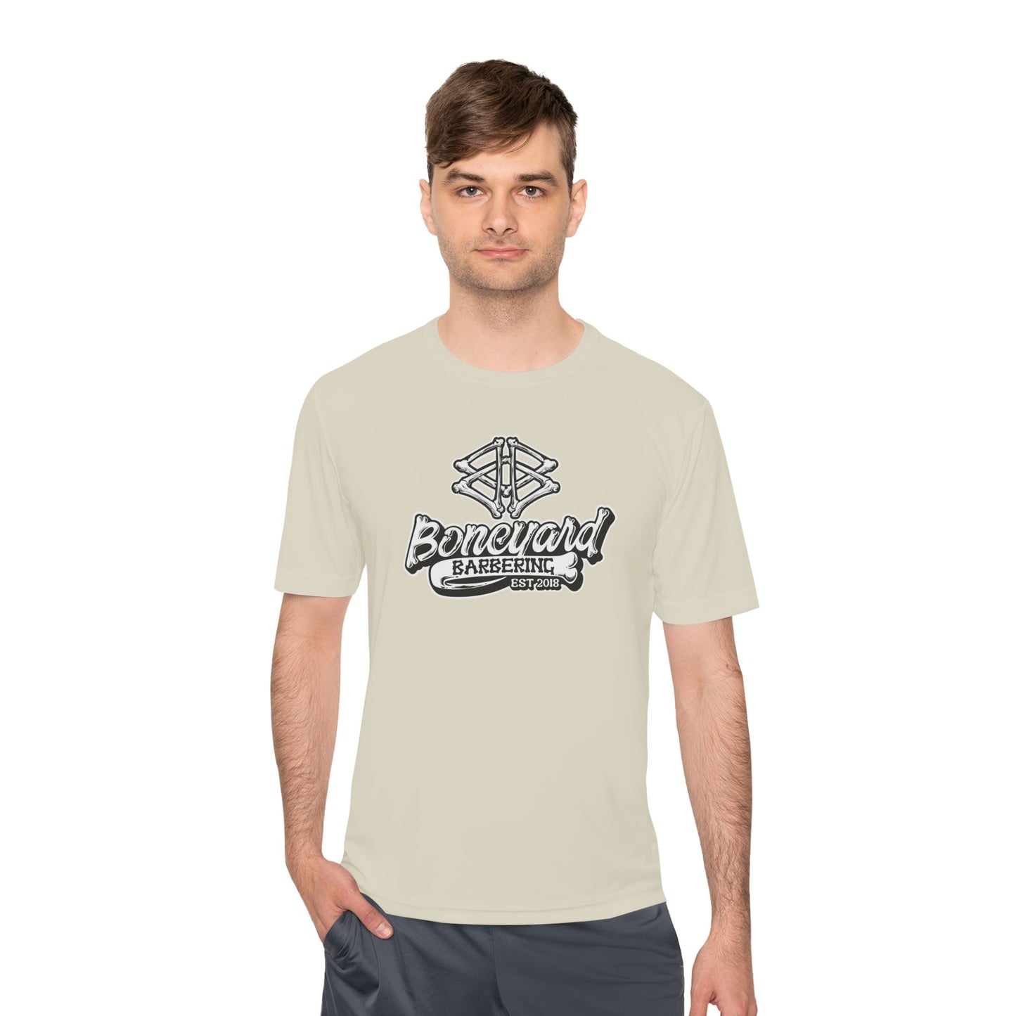 Boneyard Barbering Sport-Tek Logo Tee