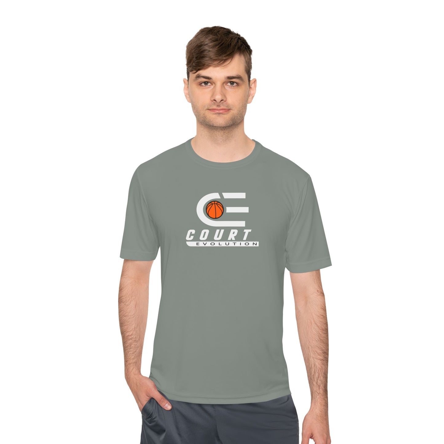 Court Evolution Logo Moisture Wicking Tee