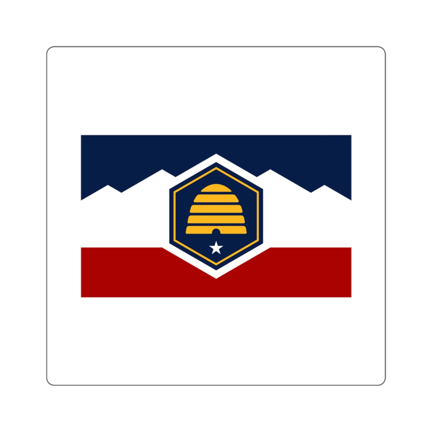 Beehive Statement Square Stickers