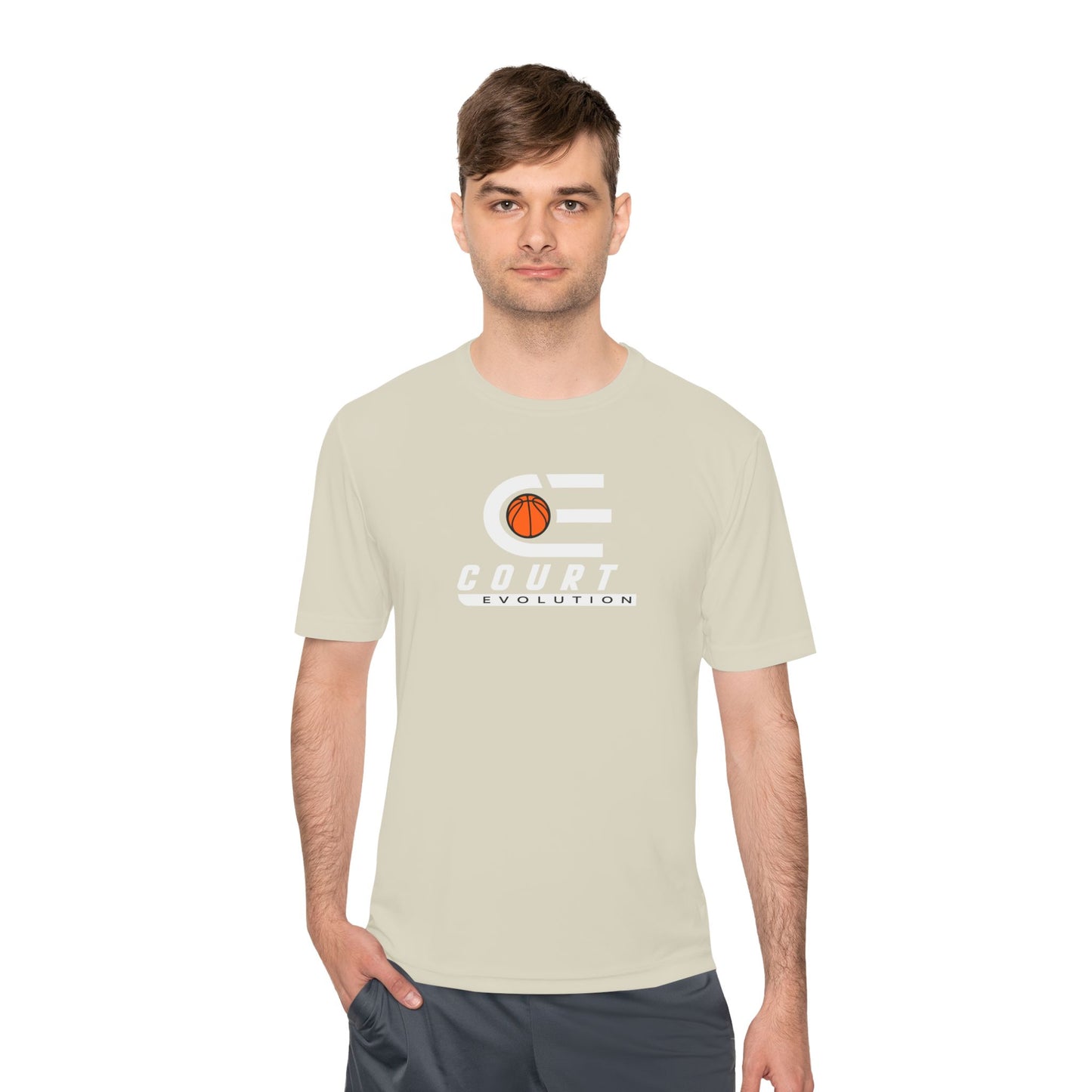 Court Evolution Logo Moisture Wicking Tee