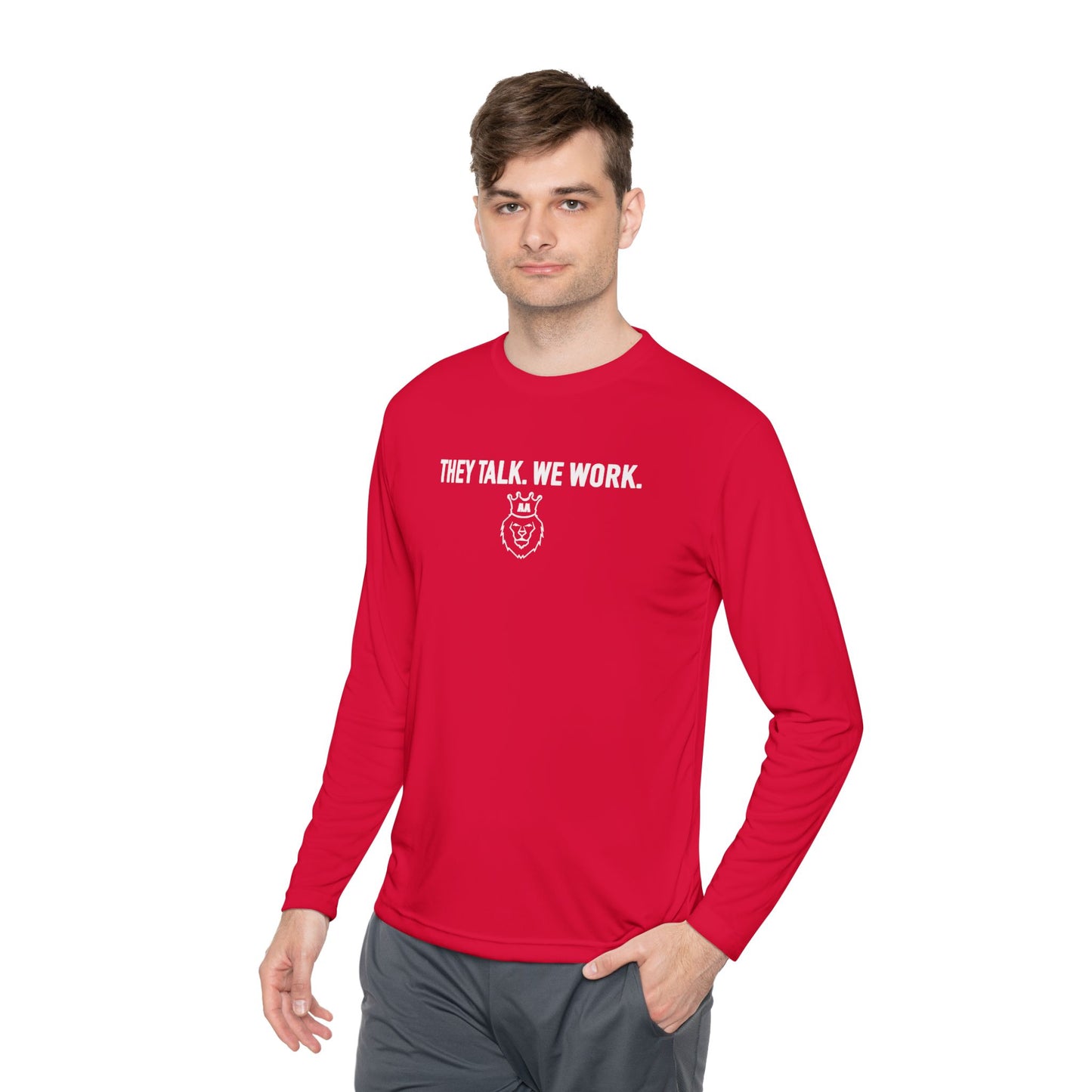 AA They Talk. We Work. Sport-Tek Long Sleeve