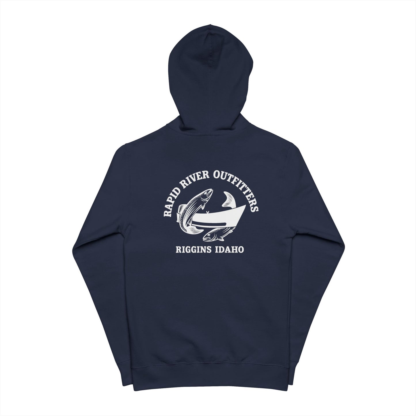 Rapid River Unisex Fleece Zip Up Hoodie