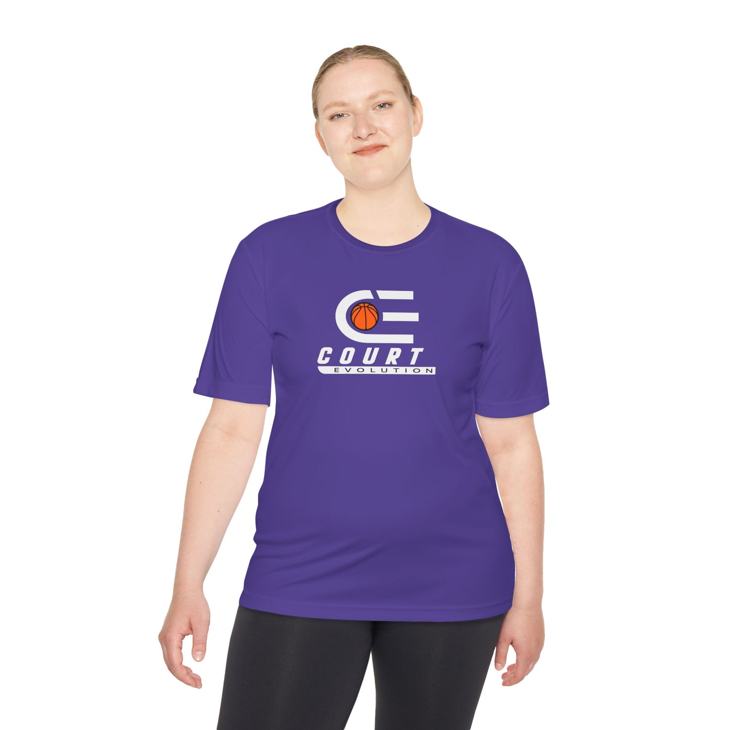 Court Evolution Logo Moisture Wicking Tee