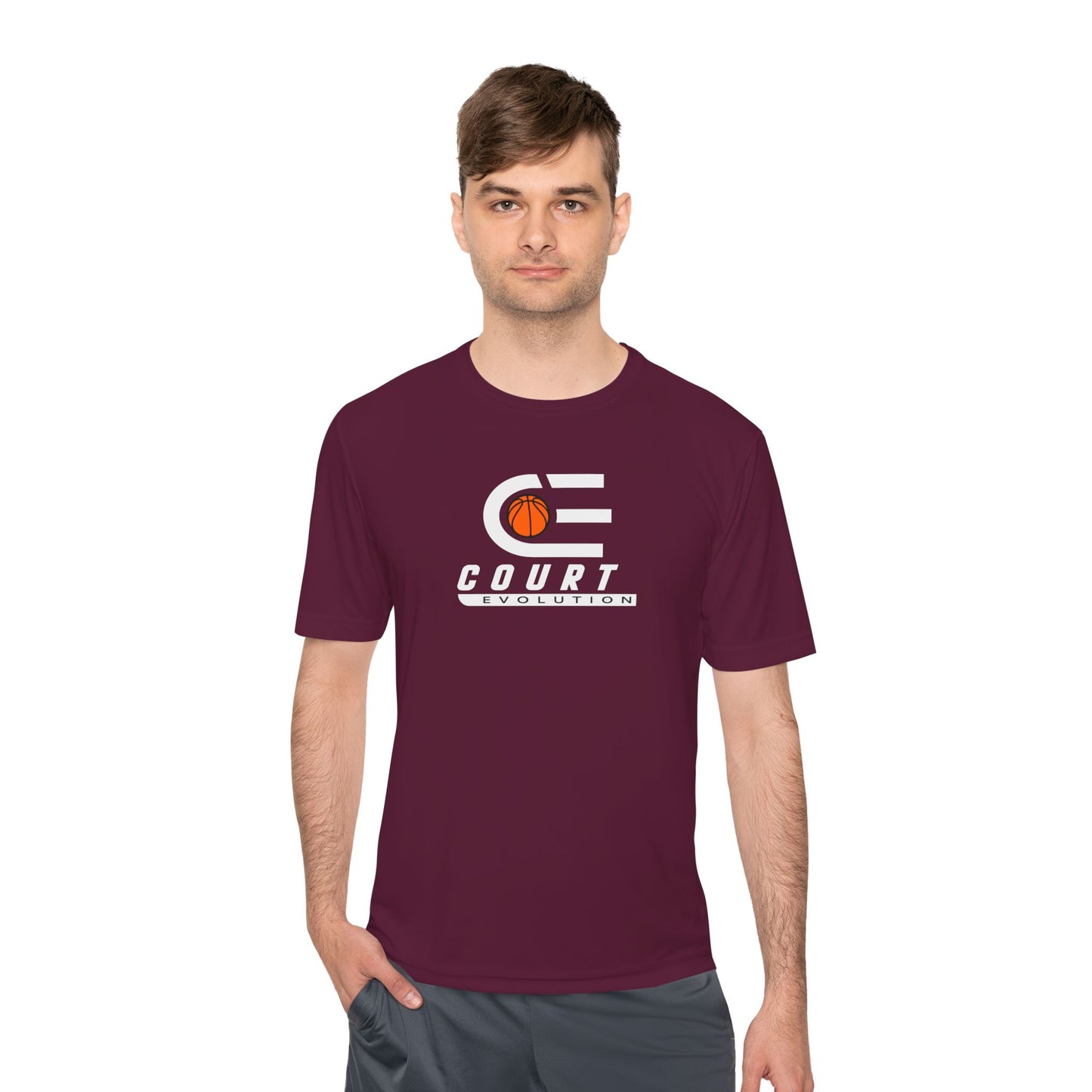 Court Evolution Logo Moisture Wicking Tee