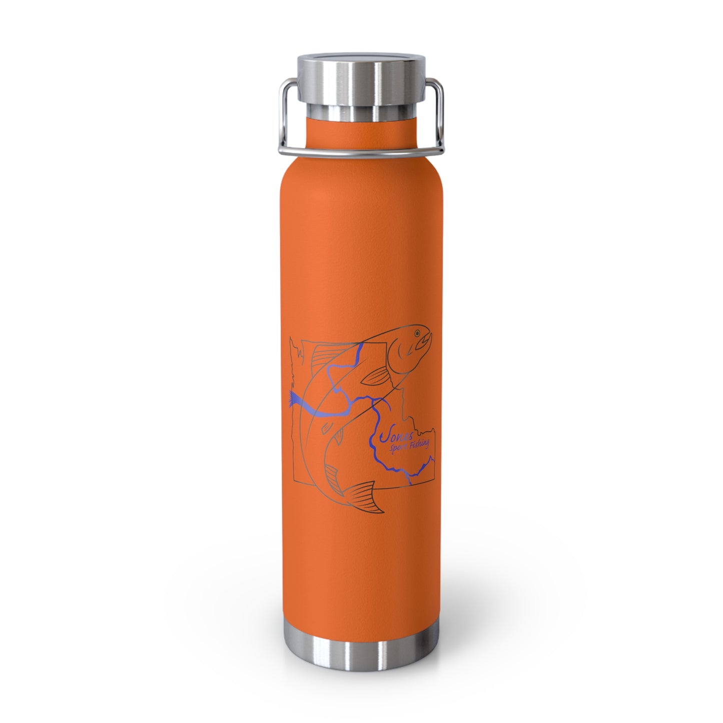 JSF Salmon Insulated Bottle, 22oz