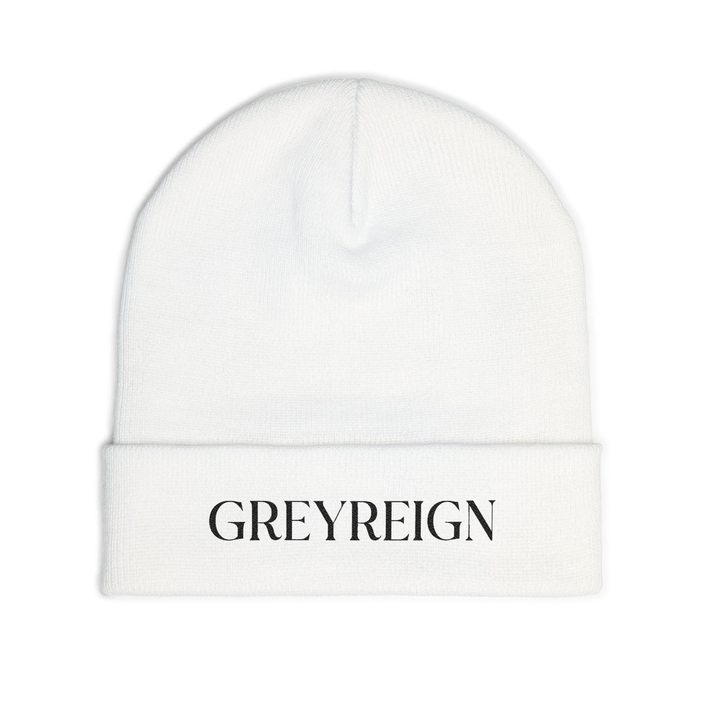 Grey Reign Knit Beanie