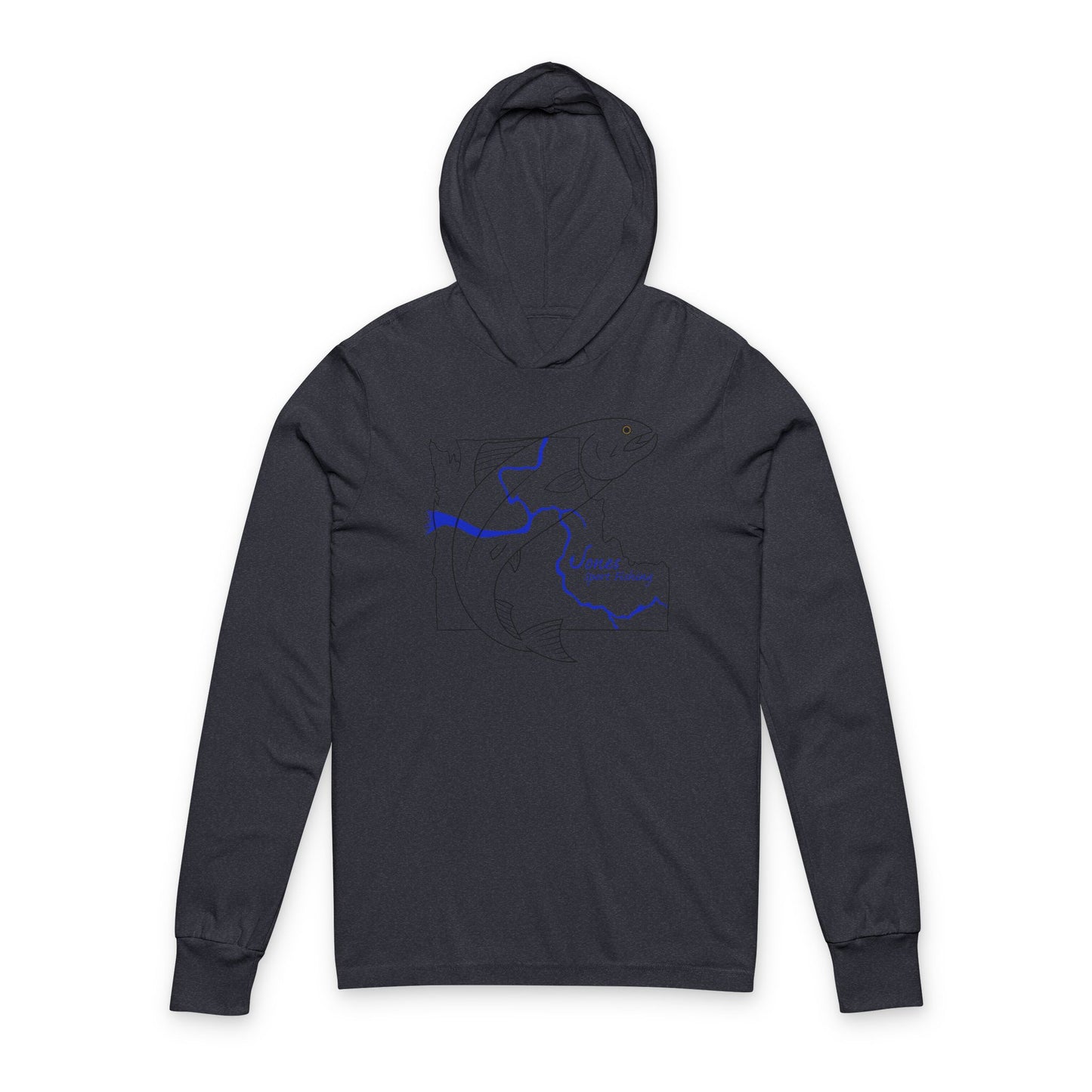 JSF Salmon Hooded Long Sleeve Tee