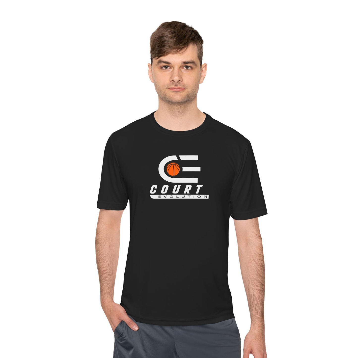 Court Evolution Logo Moisture Wicking Tee