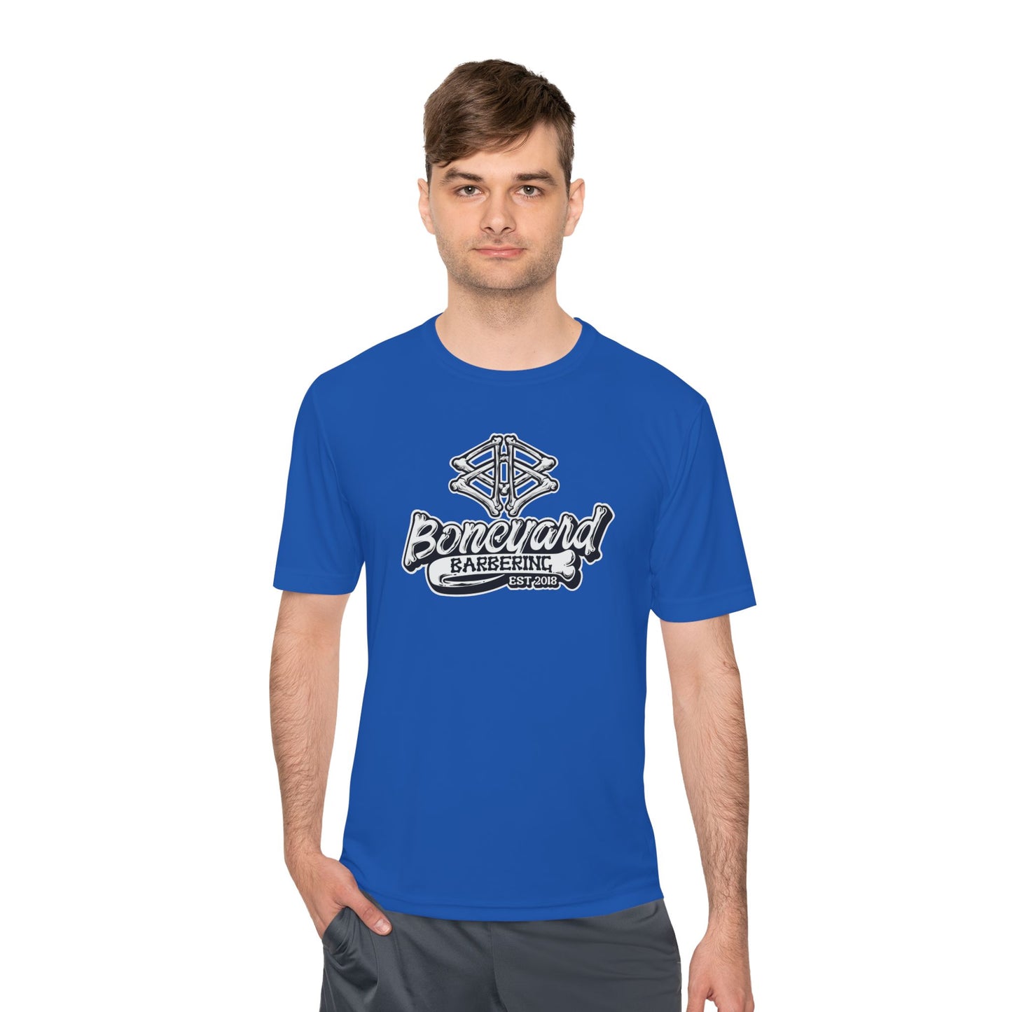 Boneyard Barbering Sport-Tek Logo Tee