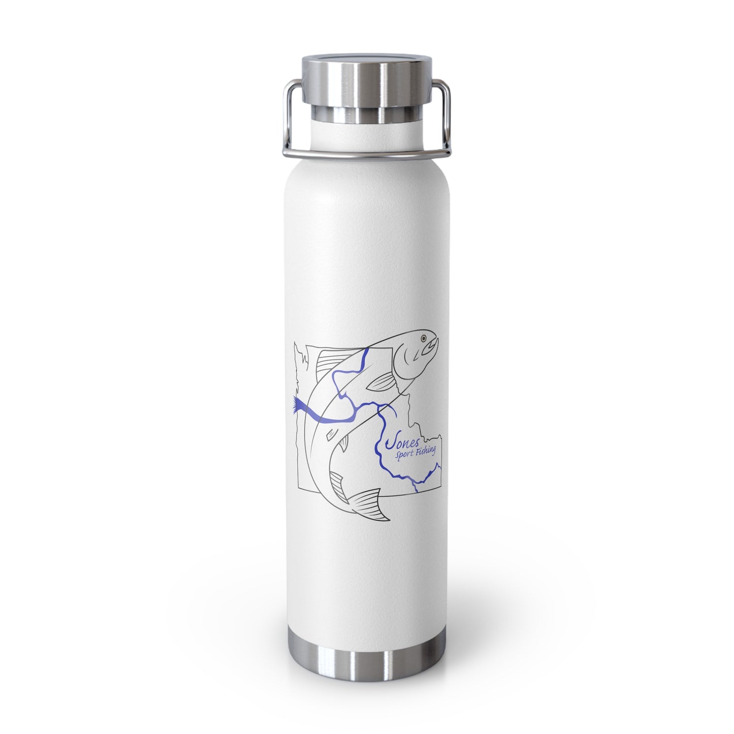 JSF Salmon Insulated Bottle, 22oz