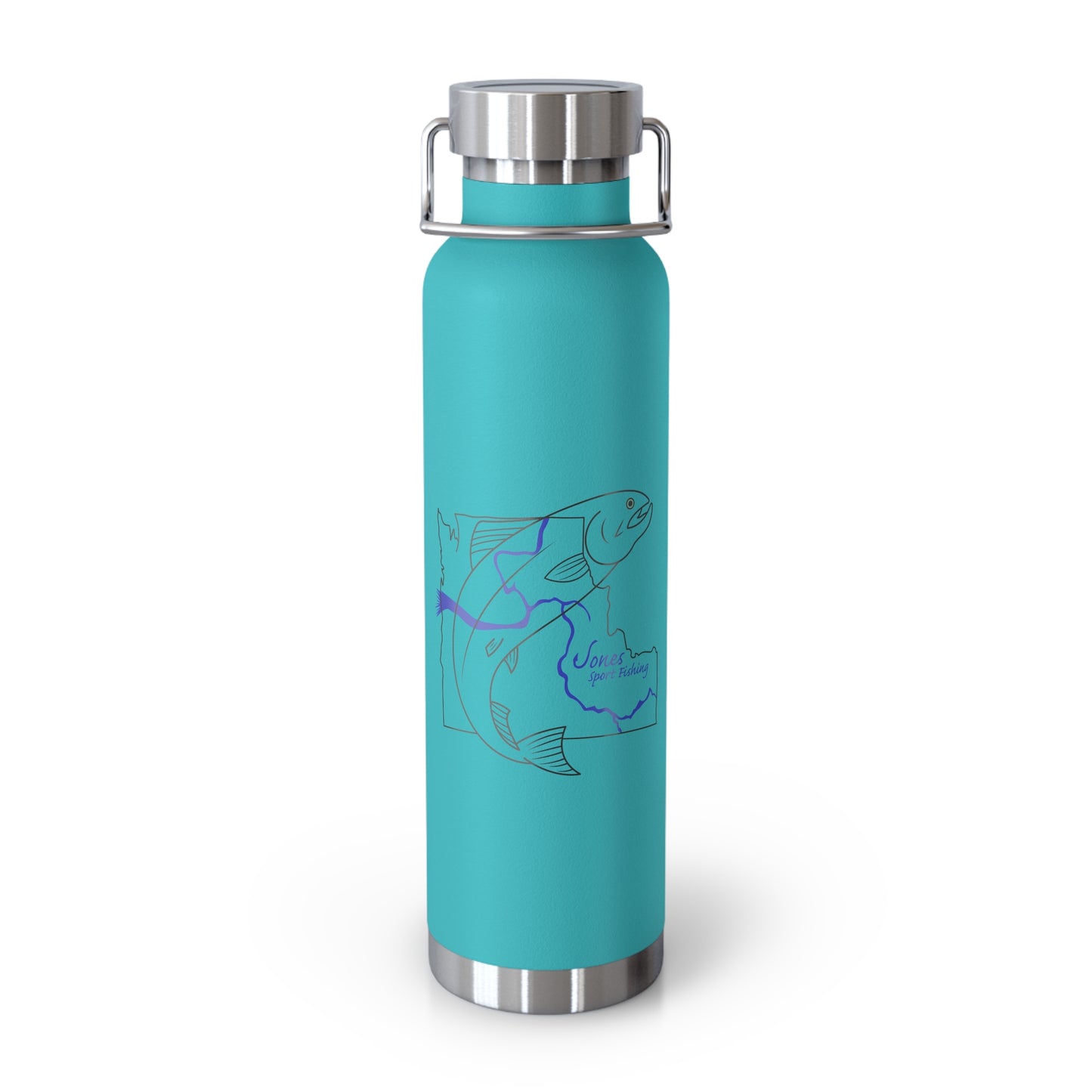 JSF Salmon Insulated Bottle, 22oz