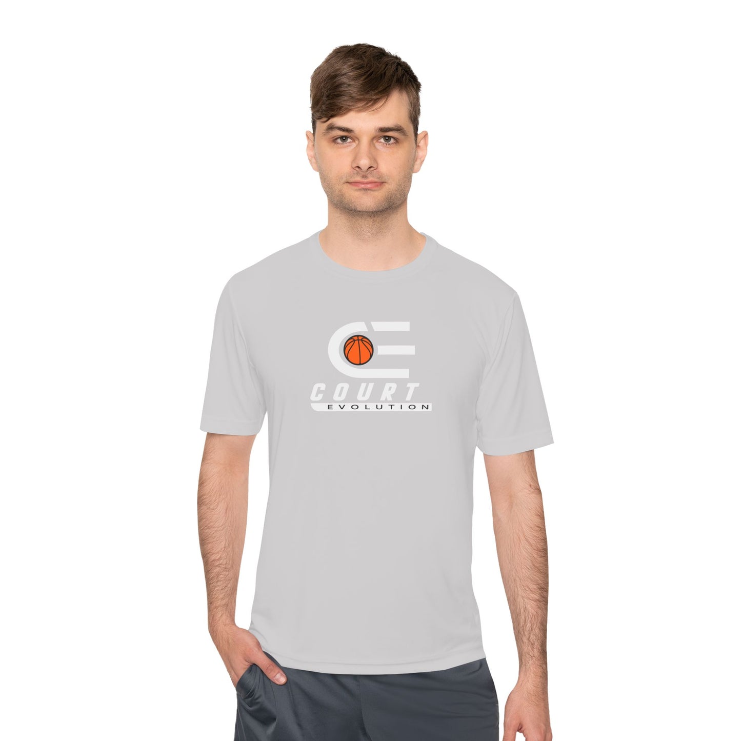 Court Evolution Logo Moisture Wicking Tee