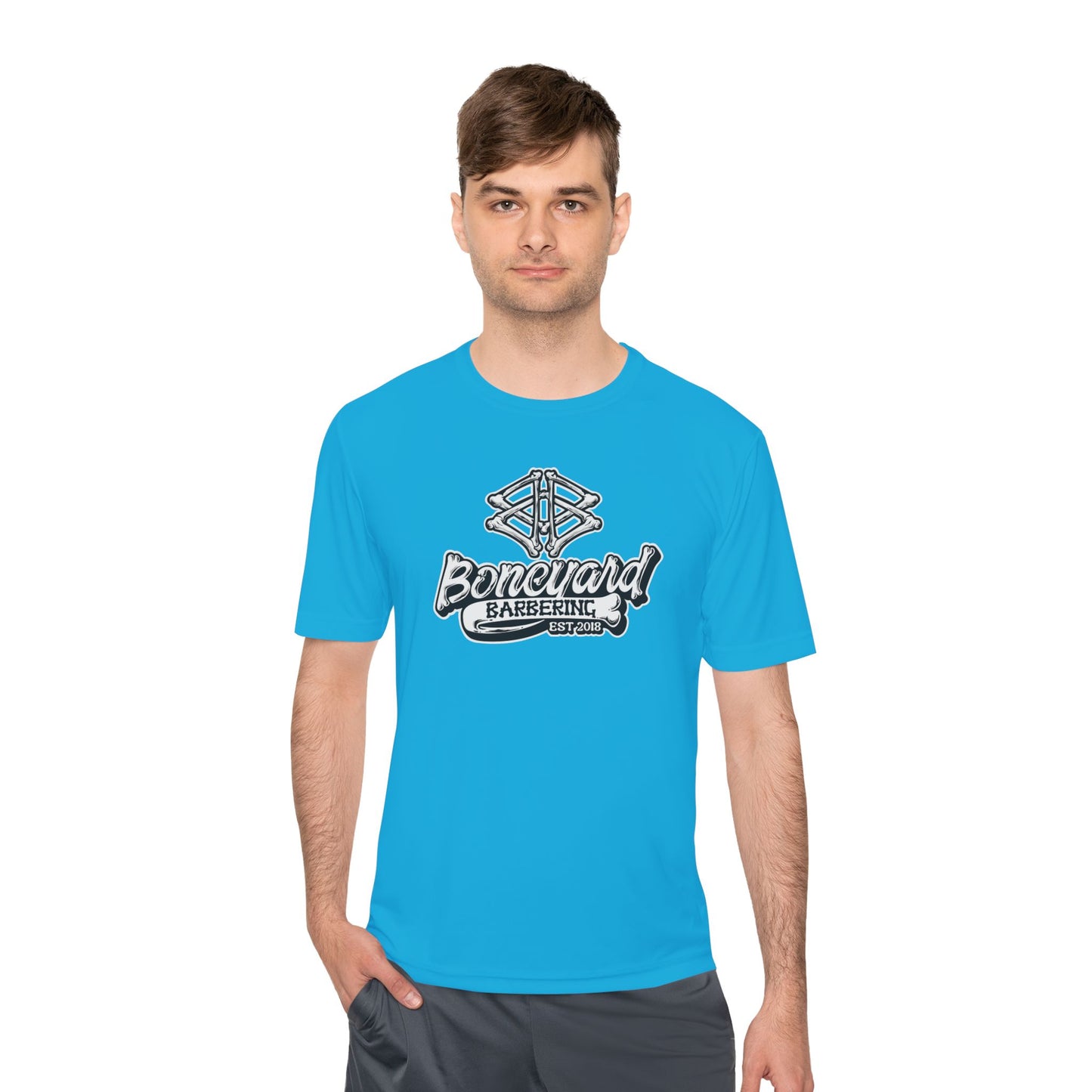 Boneyard Barbering Sport-Tek Logo Tee