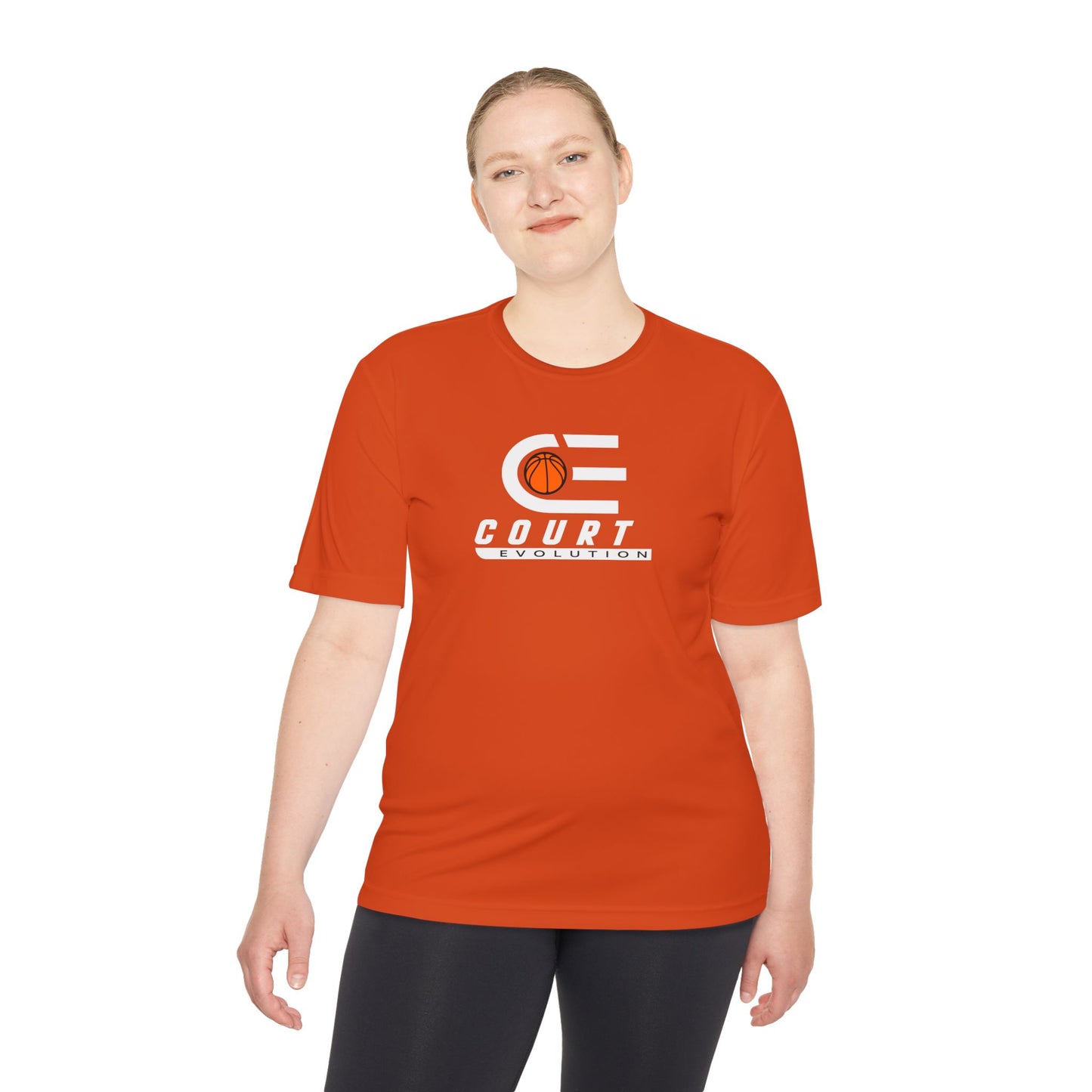 Court Evolution Logo Moisture Wicking Tee