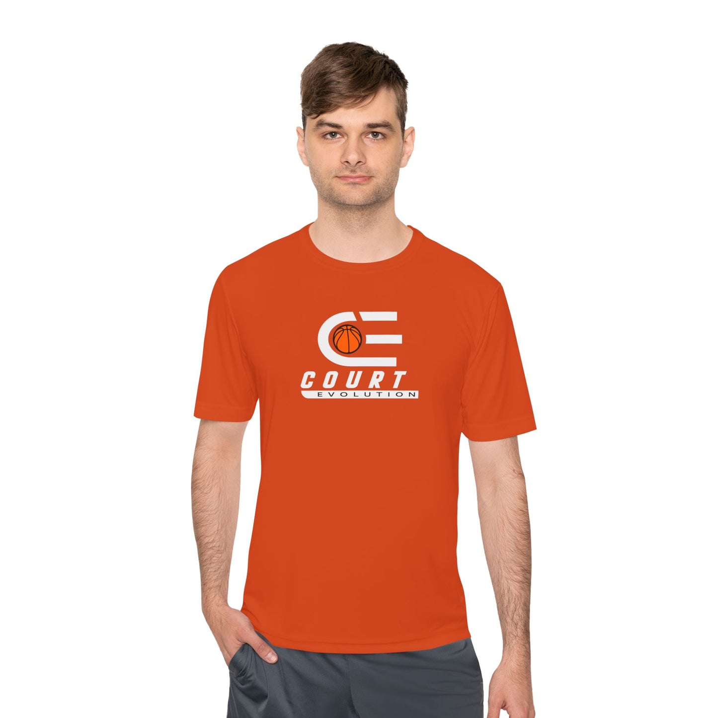 Court Evolution Logo Moisture Wicking Tee