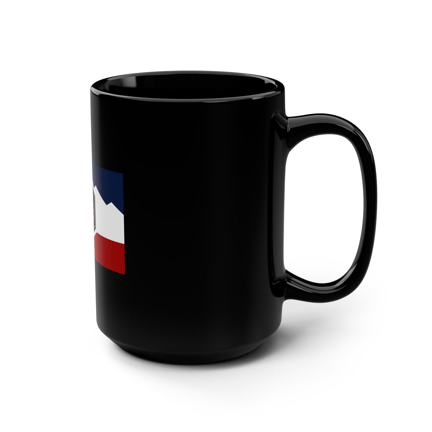 Beehive Statement Flag Mug (Black)