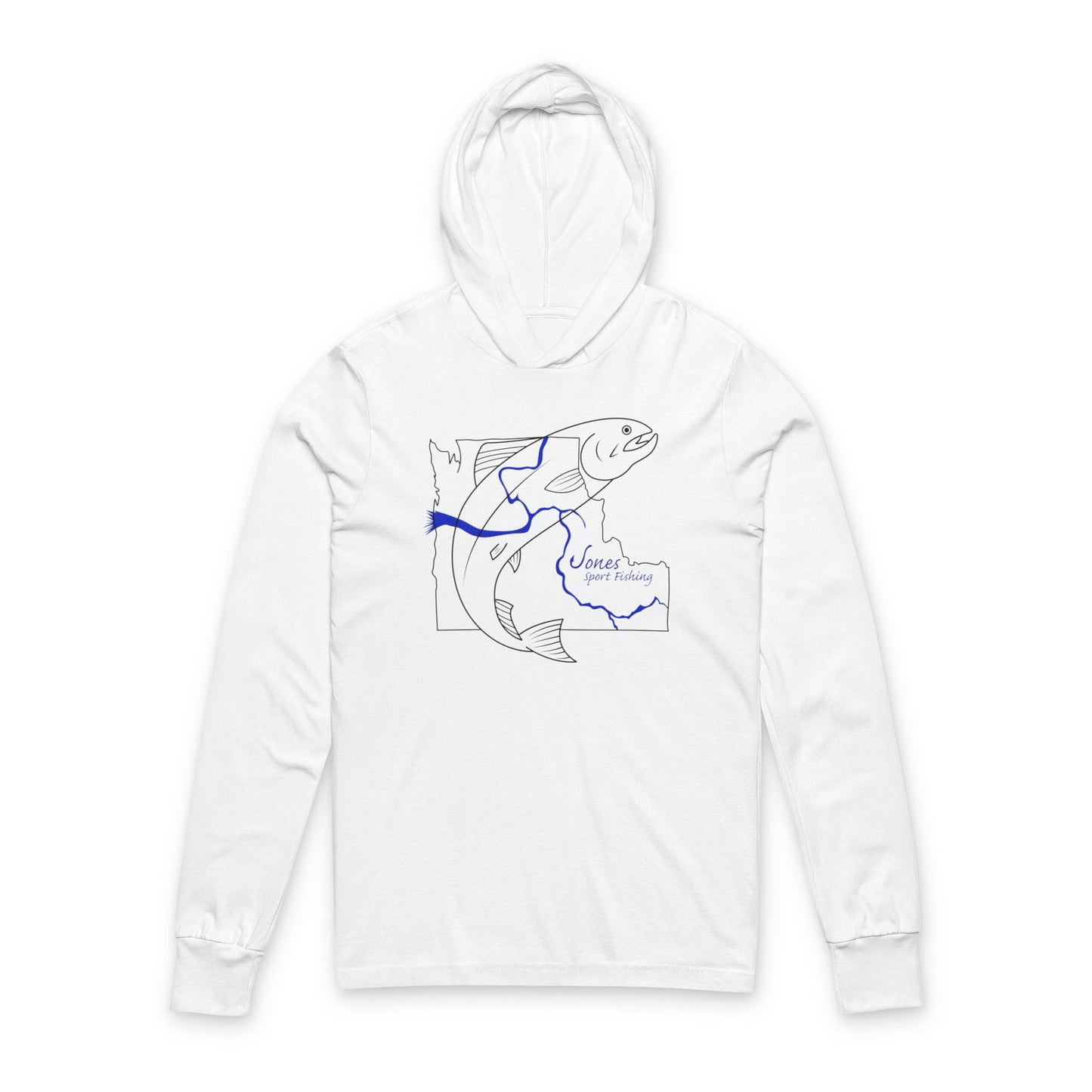 JSF Salmon Hooded Long Sleeve Tee