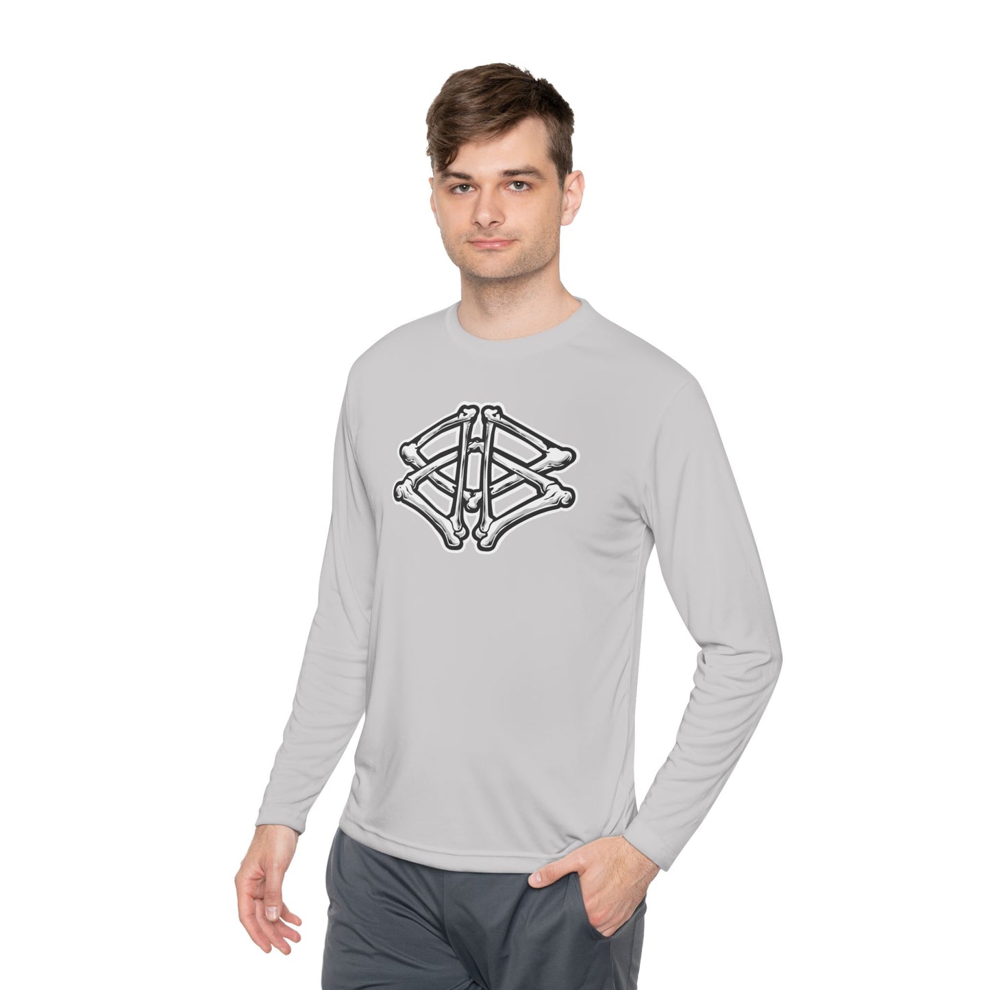 Boneyard Barbering Sport-Tek LS Bones Tee