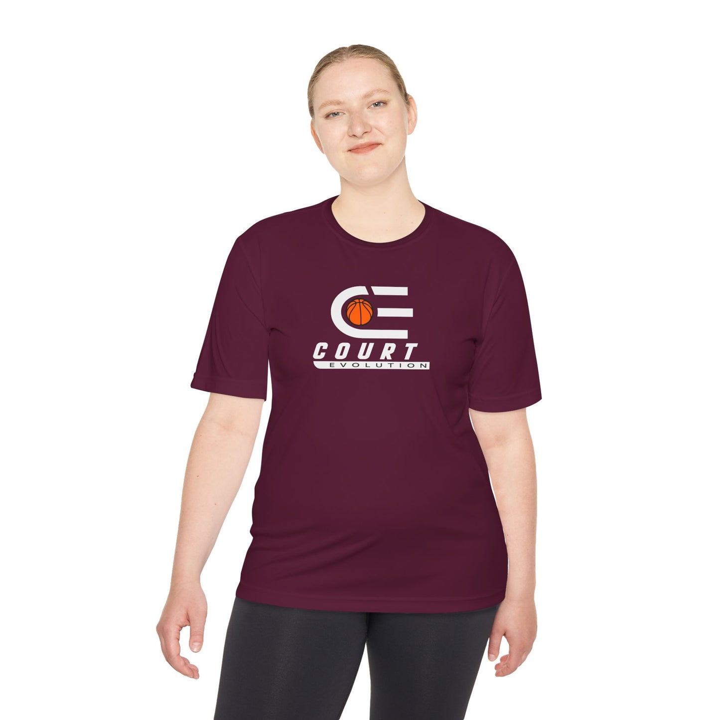 Court Evolution Logo Moisture Wicking Tee