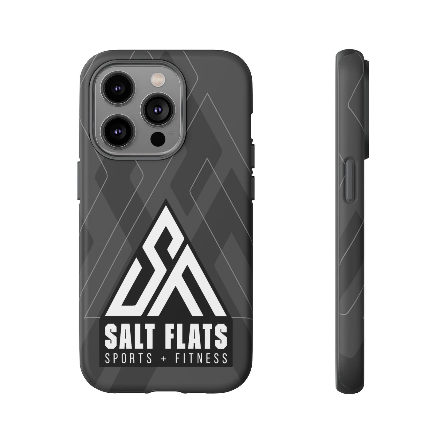 Salt Flats Charcoal Tough Phone Case