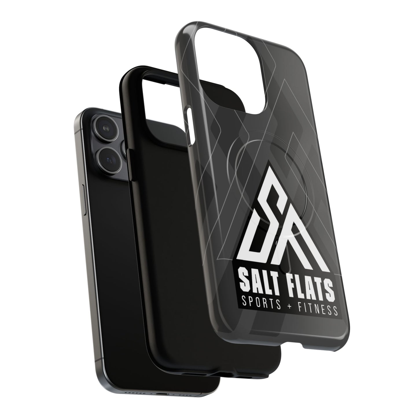 Salt Flats Charcoal Tough Magnetic Phone Case