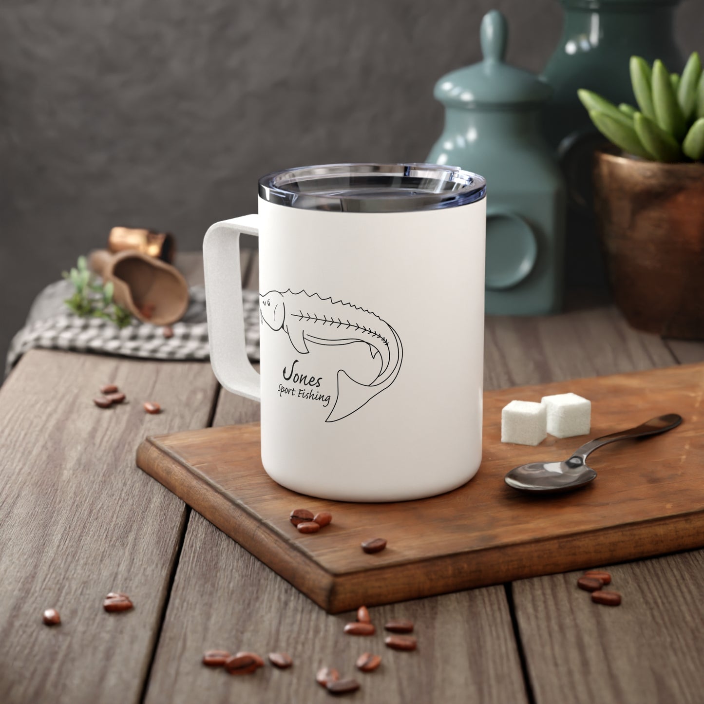 JSF Insulated Coffee Mug, 10oz