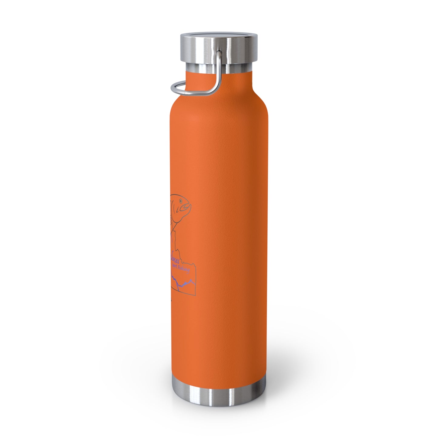 JSF Salmon Insulated Bottle, 22oz