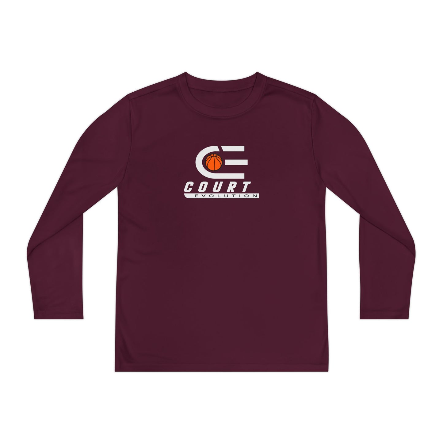 Court Evolution Youth LS Logo Tee