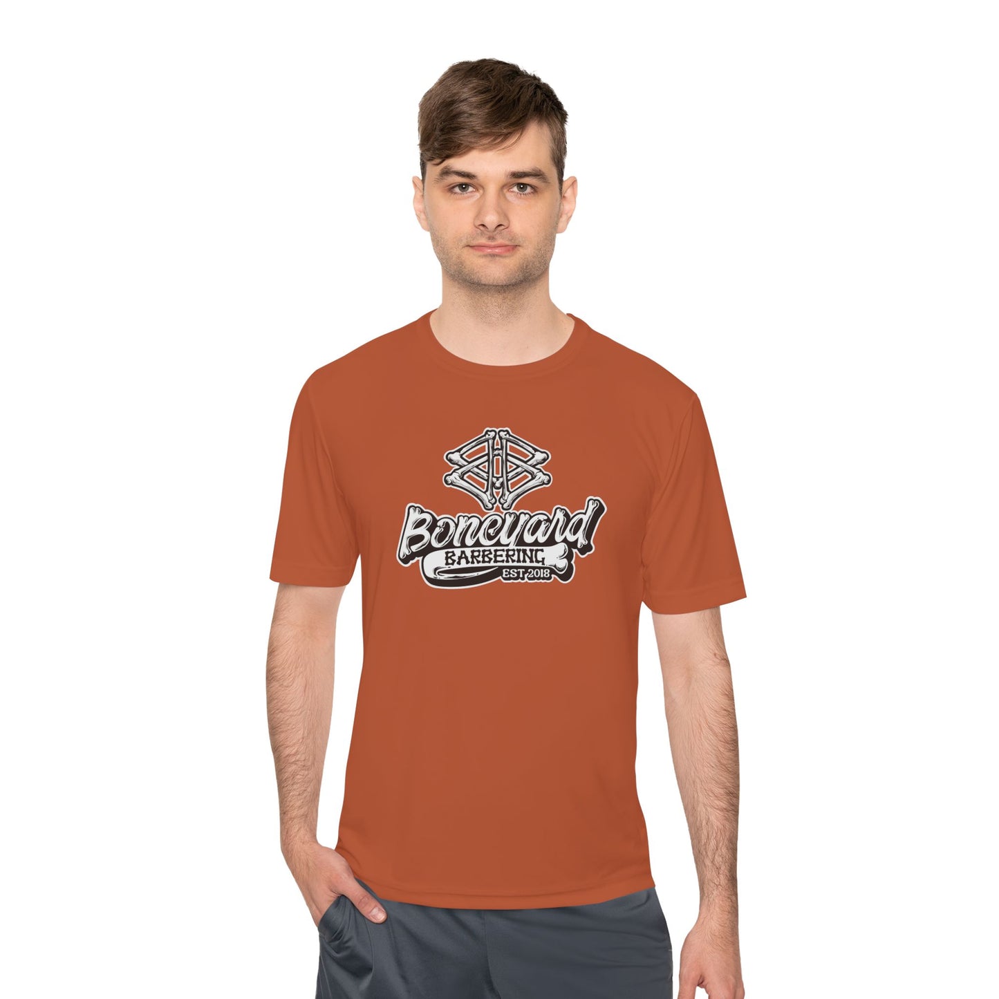 Boneyard Barbering Sport-Tek Logo Tee