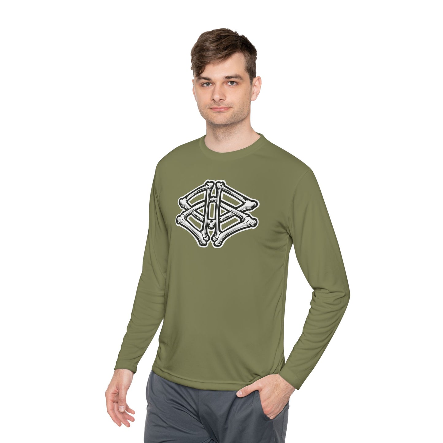 Boneyard Barbering Sport-Tek LS Bones Tee