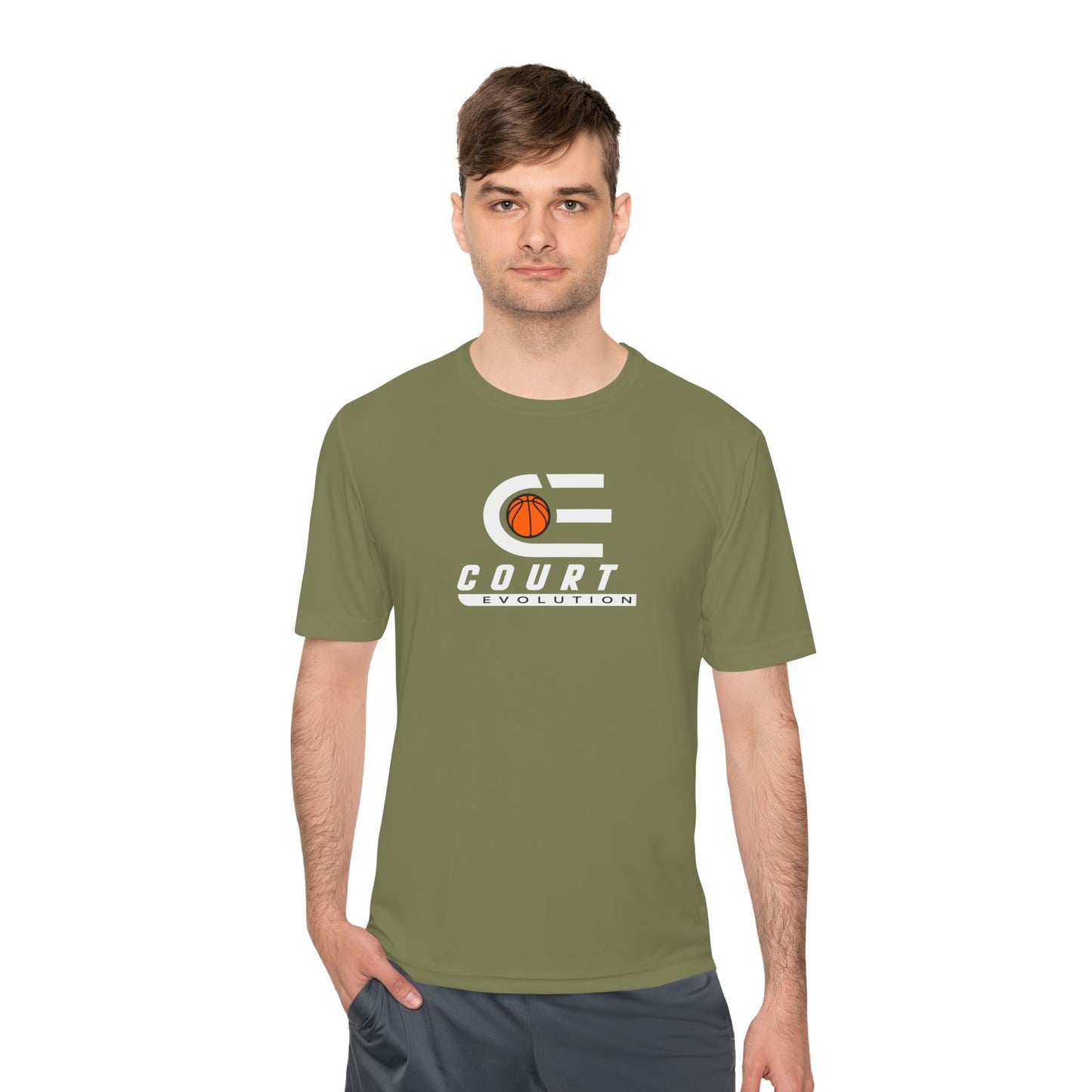 Court Evolution Logo Moisture Wicking Tee