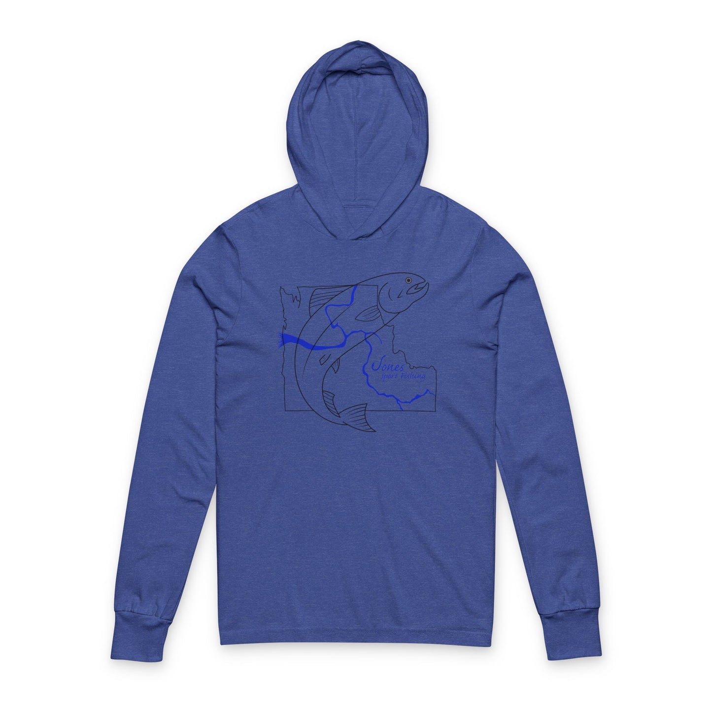 JSF Salmon Hooded Long Sleeve Tee