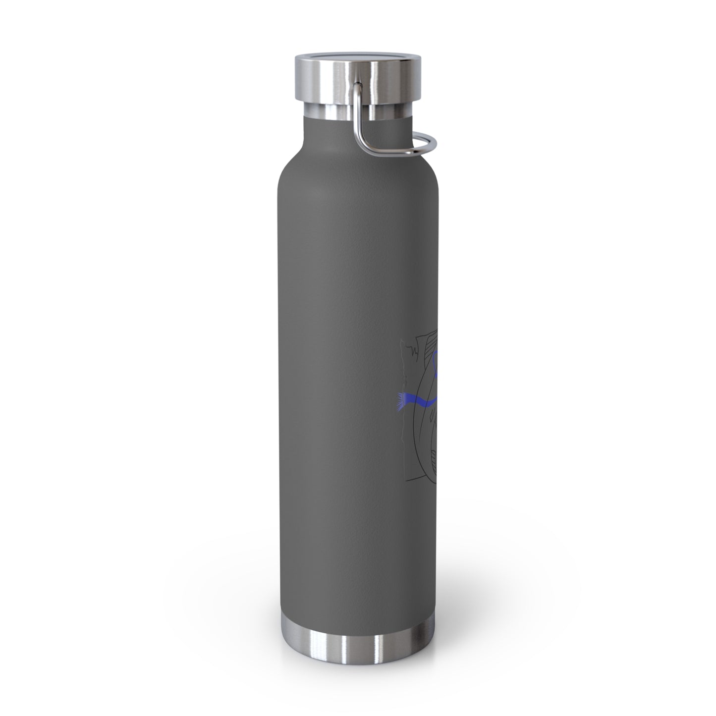 JSF Salmon Insulated Bottle, 22oz