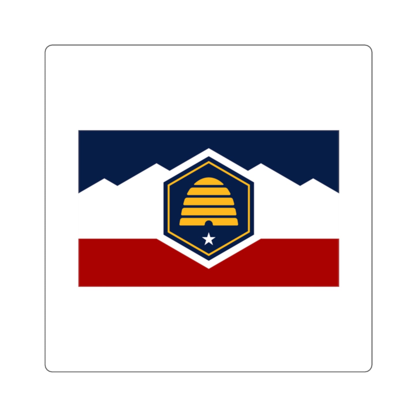 Beehive Statement Square Stickers