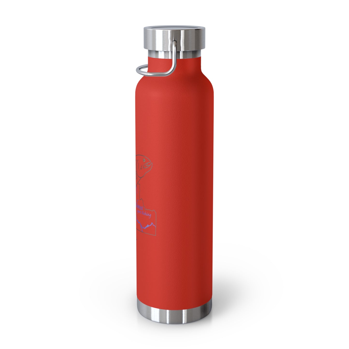 JSF Salmon Insulated Bottle, 22oz