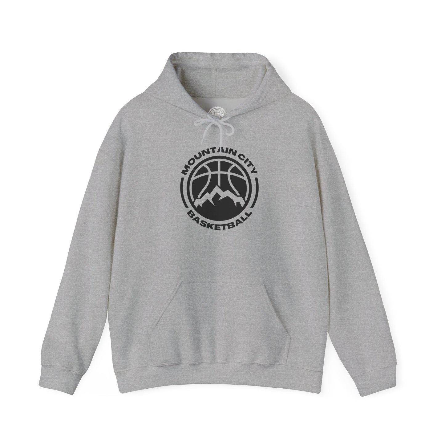 MTN City (Black) Heavy Blend™ Hooded Sweatshirt