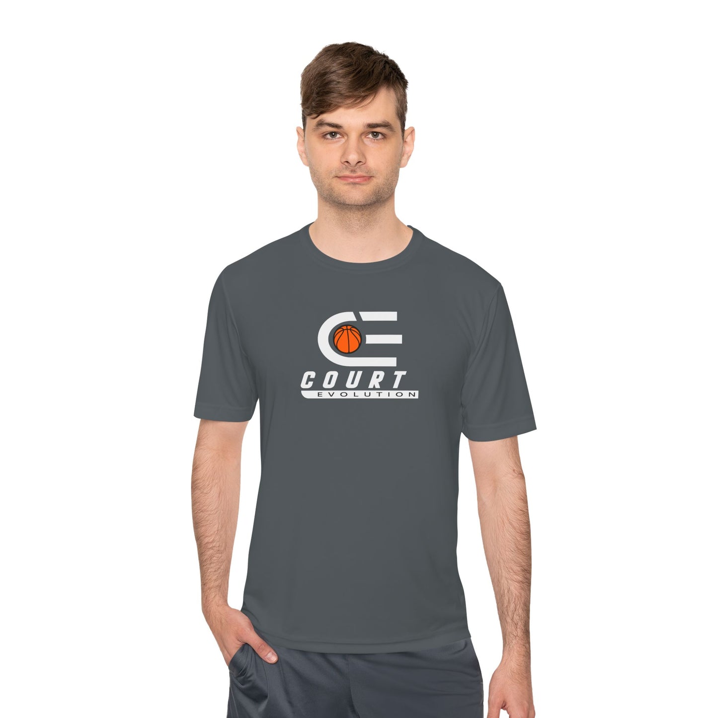 Court Evolution Logo Moisture Wicking Tee