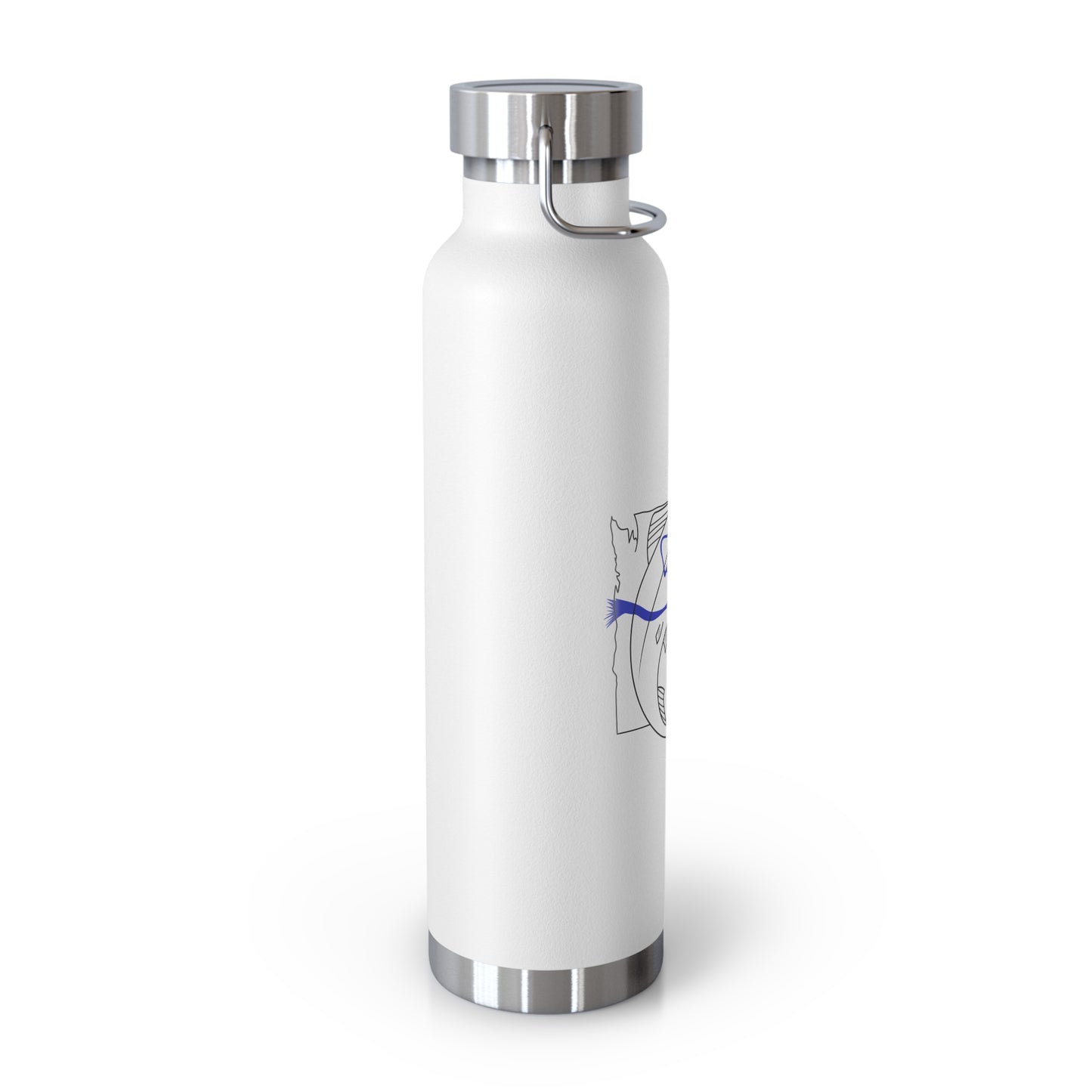 JSF Salmon Insulated Bottle, 22oz