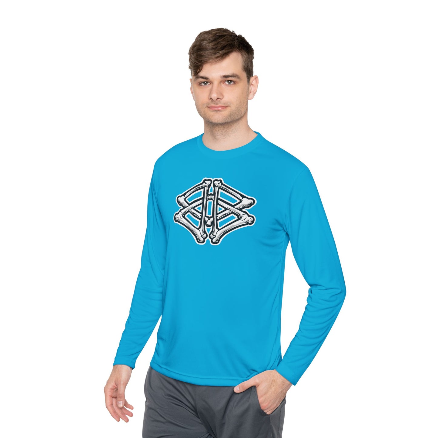 Boneyard Barbering Sport-Tek LS Bones Tee