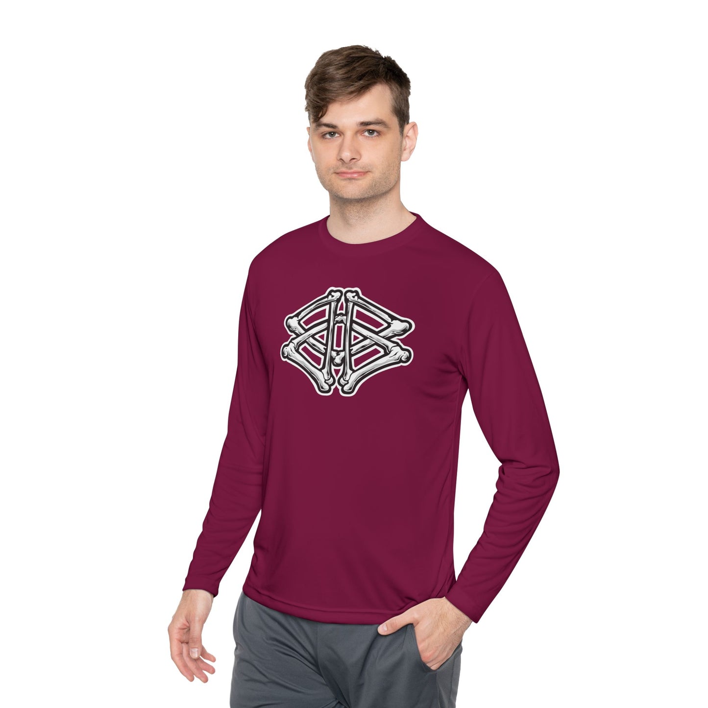 Boneyard Barbering Sport-Tek LS Bones Tee