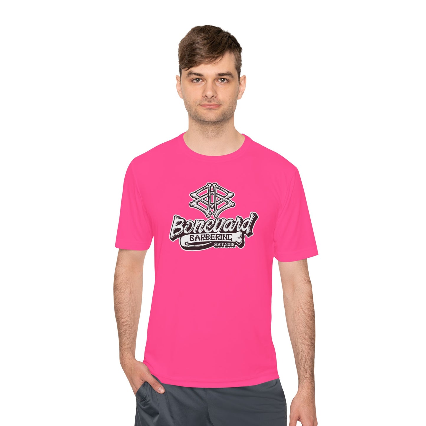 Boneyard Barbering Sport-Tek Logo Tee