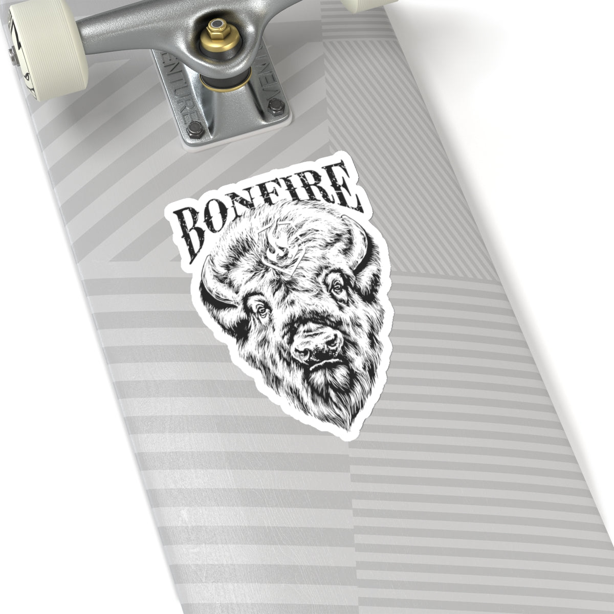 Bonfire Bison Sticker