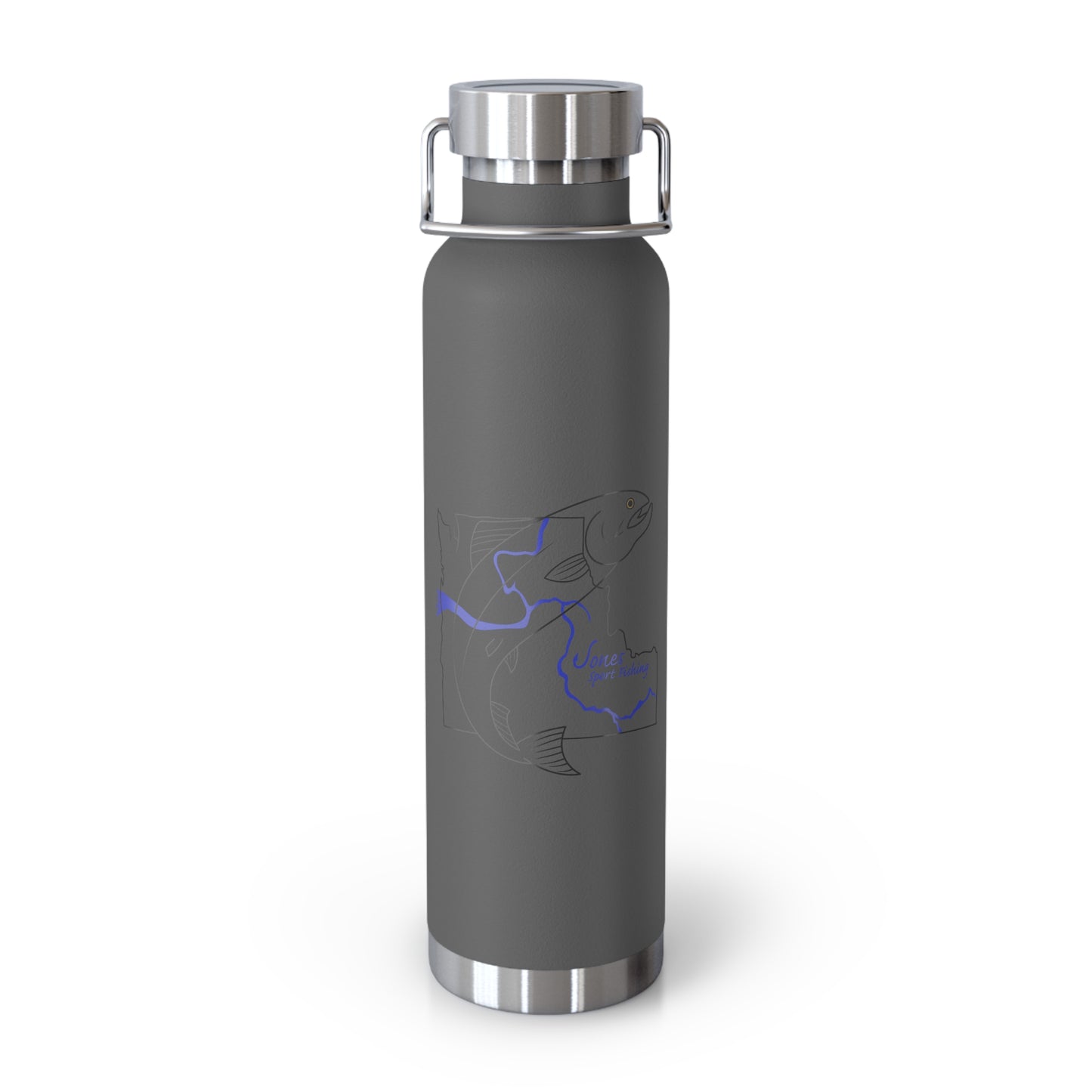 JSF Salmon Insulated Bottle, 22oz