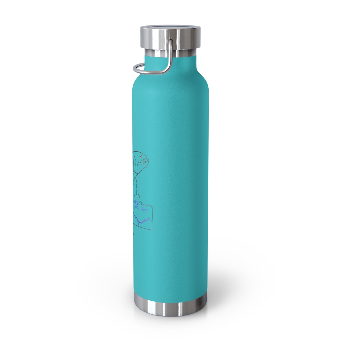 JSF Salmon Insulated Bottle, 22oz